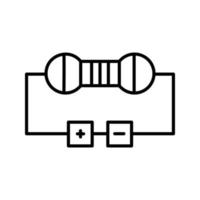 Resistor Vector Icon