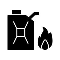 Unique Fuel to Fire Vector Icon