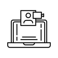 Video Call Vector Icon