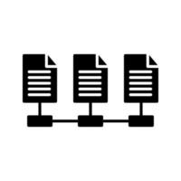 Network Files Vector Icon