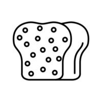 Toast Vector Icon