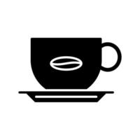 icono de vector de taza de café