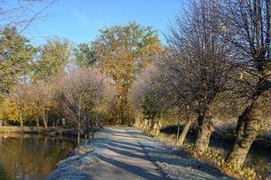 autumn at a castle in westphalia photo