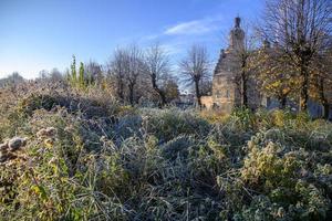 autumn at a castle in westphalia photo