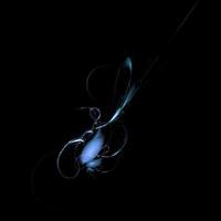 abstract blue drawing on black background, background, wallpaper photo