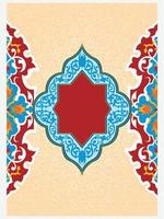 Arabic book cover free vector eps 10