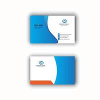 Two Side Business Card Design vector