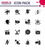 Coronavirus 2019nCoV Covid19 Prevention icon set patient fraction security brake packet viral coronavirus 2019nov disease Vector Design Elements