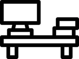 Workspace Line Icon vector