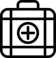 Medical Kit Line Icon vector