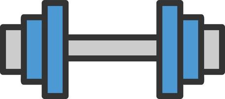 Exercise Line Filled Icon vector
