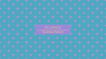 Simple single flower floral seamless pattern for background, fabric, textile, wrap, surface, web and print design. vector