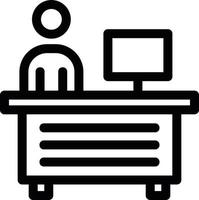 Reception Line Icon vector