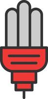 Light Line Filled Icon vector