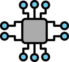 Scheme Line Filled Icon vector
