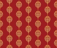 Luxury damask seamless pattern ornament, royal victorian texture for fabric, wall decoration, table cloth vector