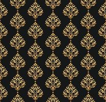 Luxury damask seamless pattern ornament, royal victorian texture for fabric, wall decoration, table cloth vector