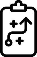 Strategy Line Icon vector