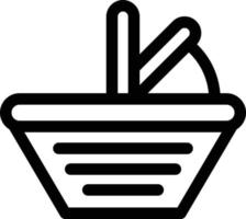 Carrycot Line Icon vector