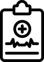 Medical Report Line Icon vector