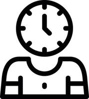 Patience Line Icon vector