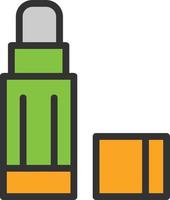 Glue Stick Line Filled Icon vector