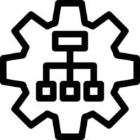 Data Information Line Icon vector