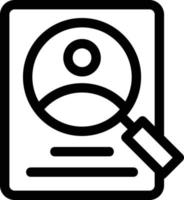 Research Process Line Icon vector