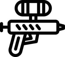 Water Gun Line Icon vector