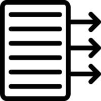 Information Resources Line Icon vector