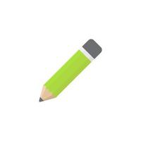 Pencil icon vector in flat style