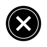 Do Not Cross Vector Icon