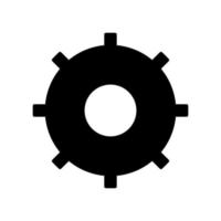 icono de vector de configuración única
