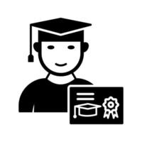 Unique Receiving Degree Vector Icon