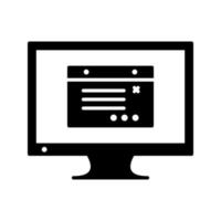 Unique Internet Ads Vector Icon