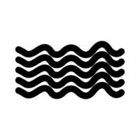 Magnetic Waves Vector Icon