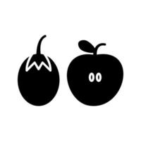 Fruits and Vegetables Vector Icon