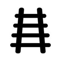 Train Tracks Vector Icon