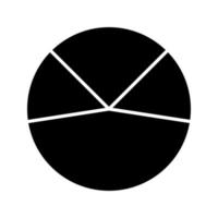 Pie Chart Analysis Vector Icon