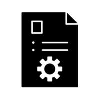 Unique Content Management Vector Icon