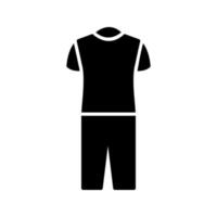 icono de vector de traje de pijama