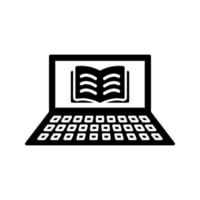 Unique Online Books Vector Icon