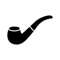 icono de vector de pipa de fumar