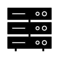 Unique Server Network Vector Icon
