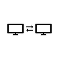 Unique Sharing Systems Vector Icon