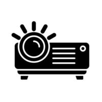 icono de vector de proyector