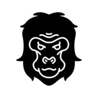 Gorilla Vector Icon
