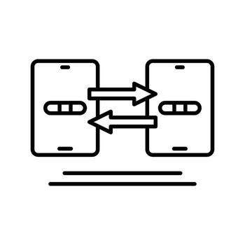 Data Synchronization Vector Icon