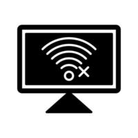 Disconnected Network Vector Icon