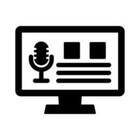 Podcast Vector Icon